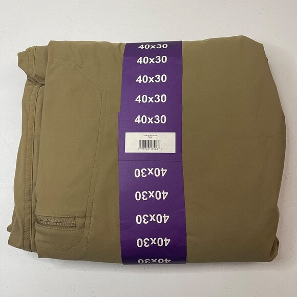 Eddie Bauer Men’s Fleece Lined Pants Water Resistant, Stretch, Zipper Pockets - Picture 8 of 9